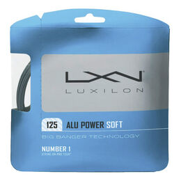 Cordajes De Tenis Luxilon Alu Power Soft 12,2m silber